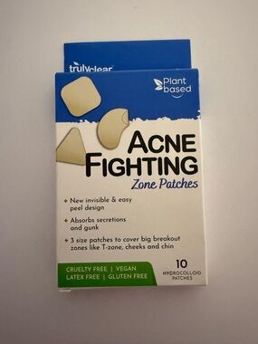 Truly Clear Acne Fighting Zone Patches - White/Beige